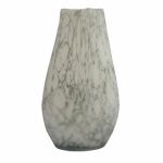 Vaza cu aspect de marmura alba Ø18x32 cm